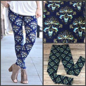 Infinity Raine blue Print Leggings